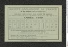 Nachlass Franz Steindachner, Karte von der Société Zoologique de France (1909), Inv.Nr. 239.08, Seite 1